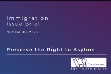 Immigration Issue Brief: Preserve the Right to Asylum and Provide Protection from Persecution and Torture